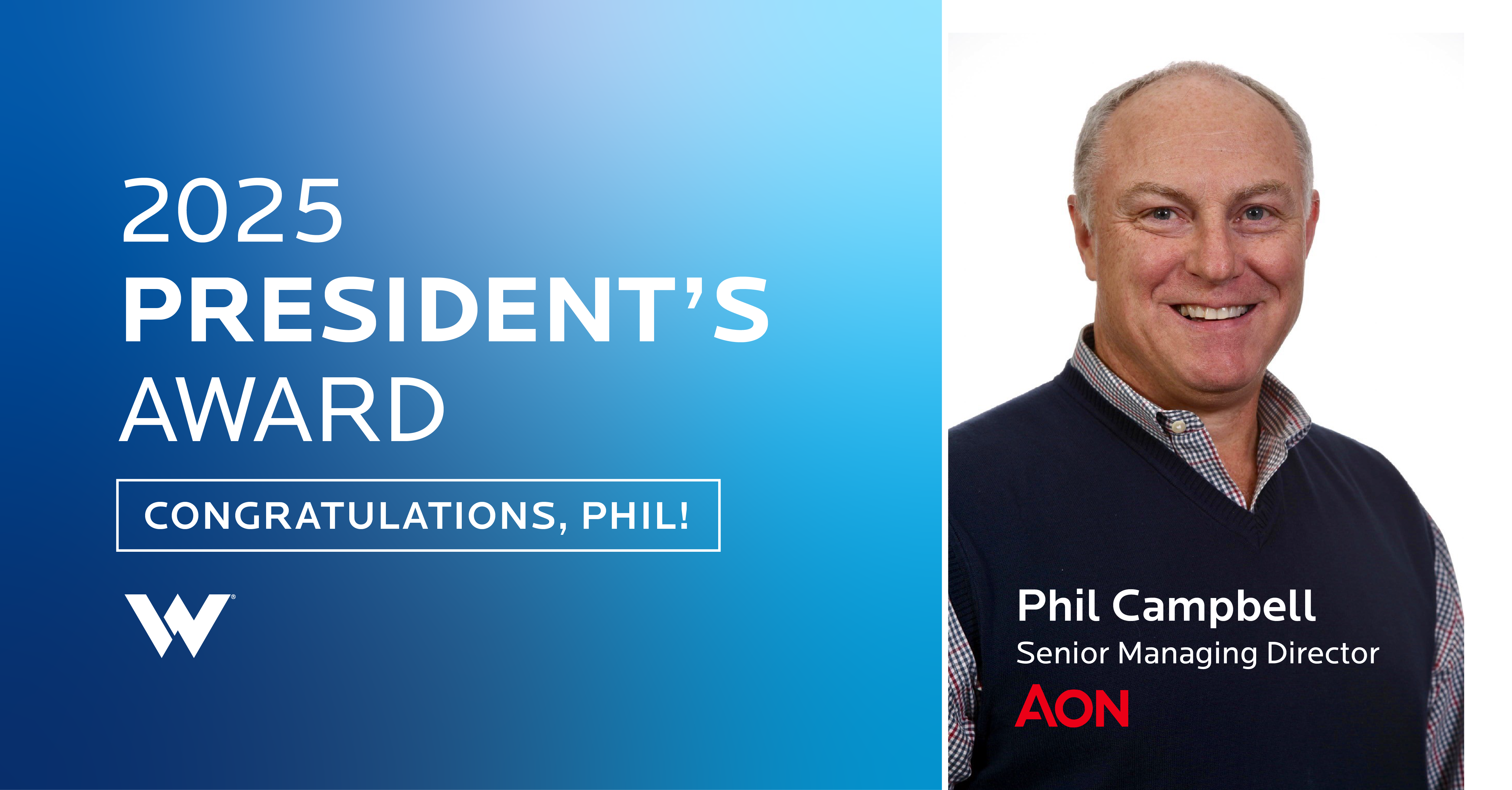 Photo of Phil Campbell, the 2025 President's Award recipient.